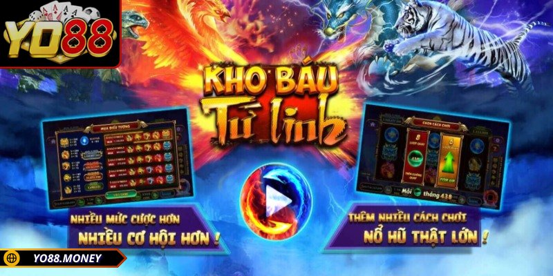 Kho Báu Tứ Linh YO88 - Quay Hũ Để Nhận Quà Siêu Khủng 1 Những thông tin chính về kho báu tứ linh YO88