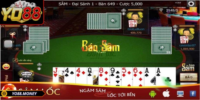 Sâm Lốc YO88 – Cách Chơi Dễ Hiểu, Thắng Nhanh Cho Tân Thủ 3 Giữ quân giá trị cao đến cuối bị nhân đôi mức trừ